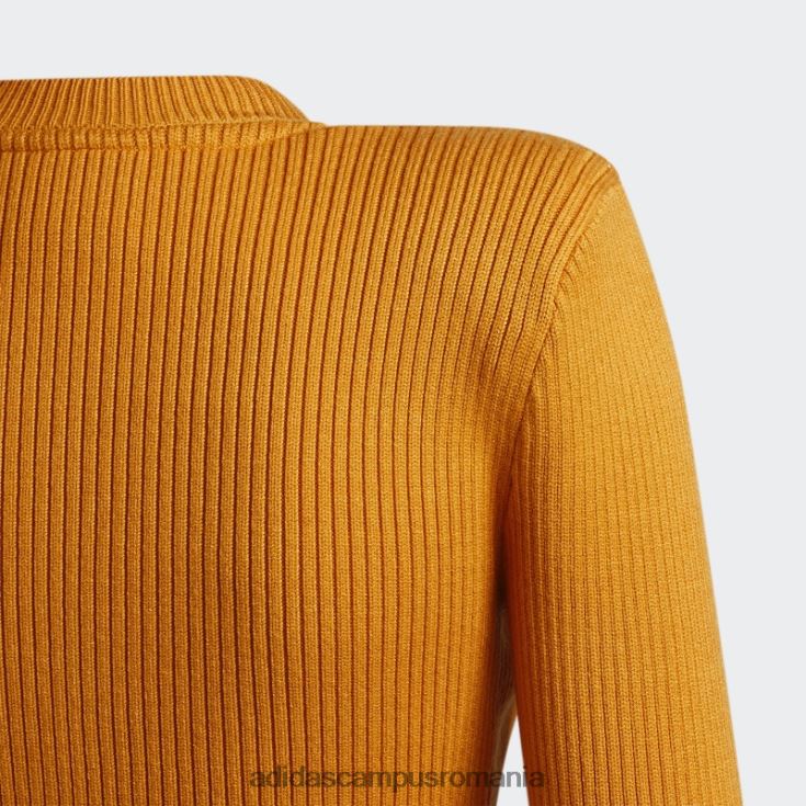 adidas campus romania striat mânecă lungă cu mânecă lungă top focus portocaliu femei focus portocaliu J266N216921