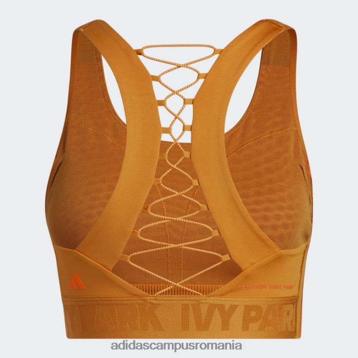 adidas campus romania sutien cu șireturi la spate focus portocaliu femei focus portocaliu J266N216634