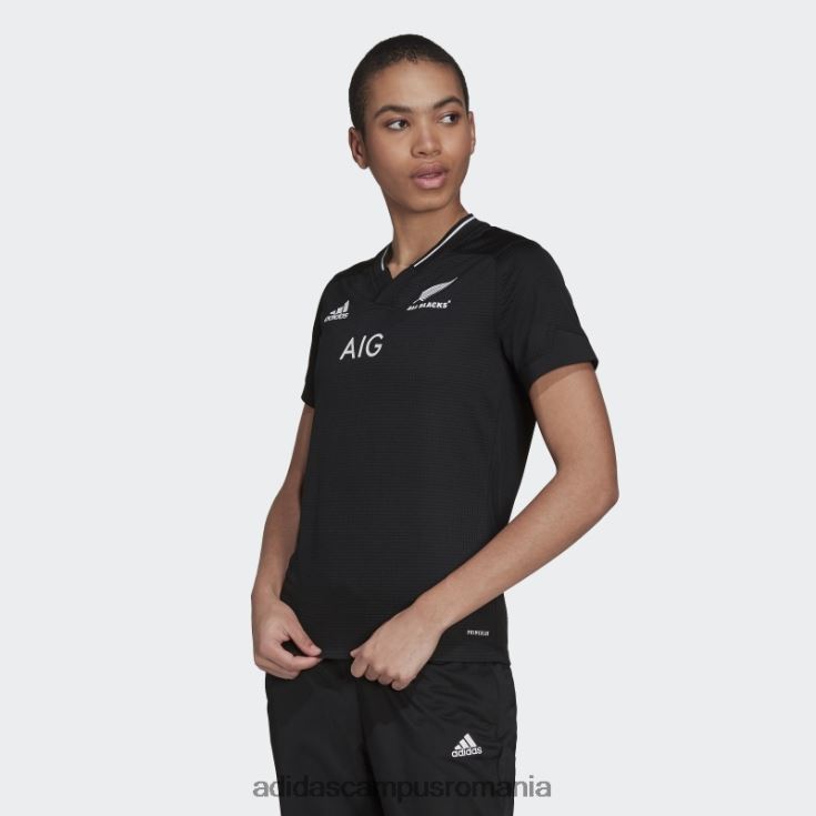 adidas campus romania negru all blacks primeblue replica tricou acasă femei negru J266N22896
