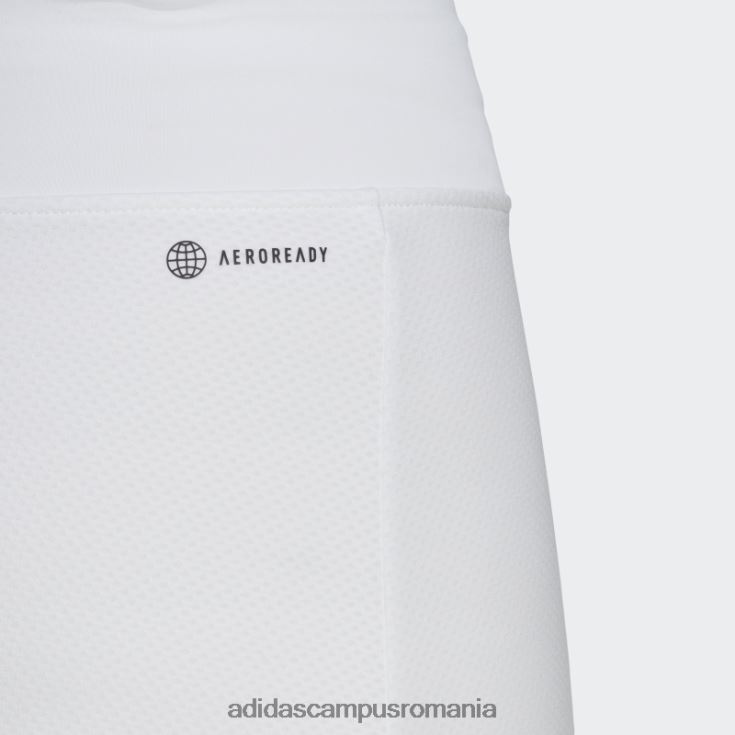 adidas campus romania fustă albă de tenis club fierbinte femei alb J266N29700