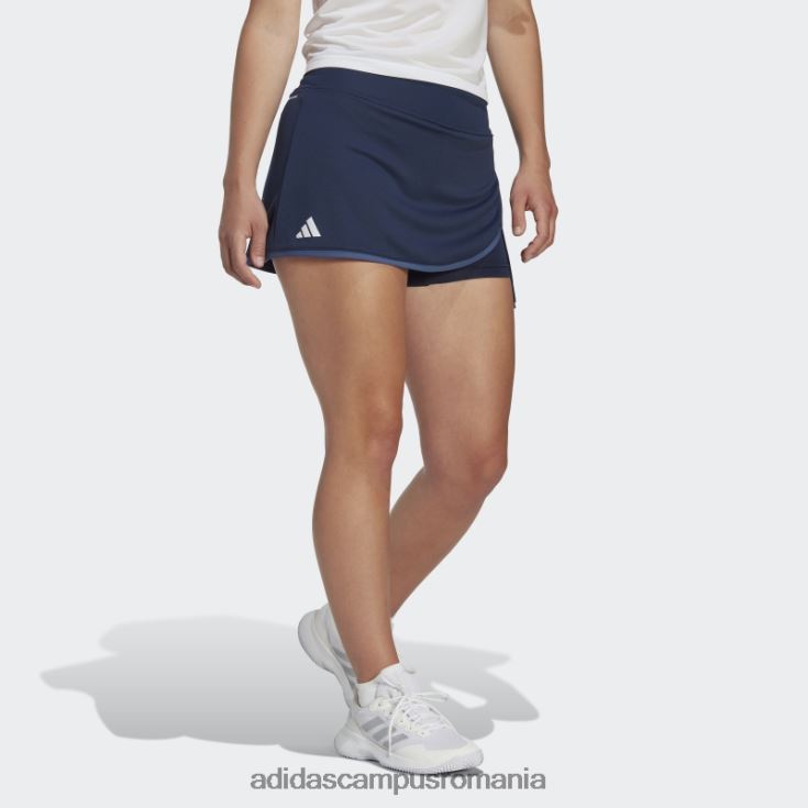 adidas campus romania fustă de tenis club bleumarin femei marina J266N216946