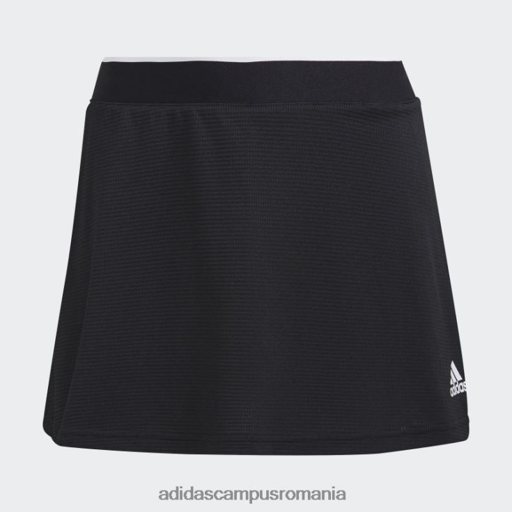 adidas campus romania fustă de tenis club neagră femei alb negru J266N23004