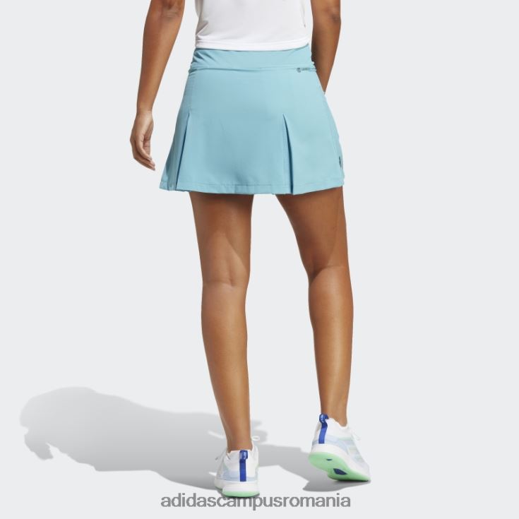 adidas campus romania fusta club tenis plisata albastra femei albastru J266N216825