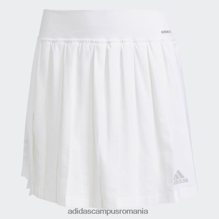 adidas campus romania fusta club tenis plisata gri femei alb/gri J266N23174