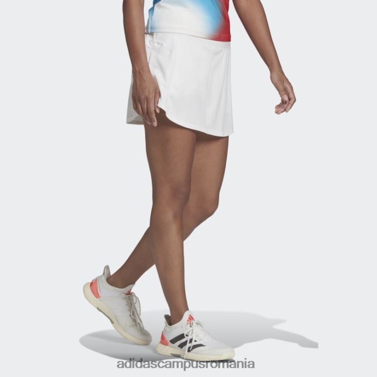 adidas campus romania fusta meci de tenis alb adidas femei alb J266N23066