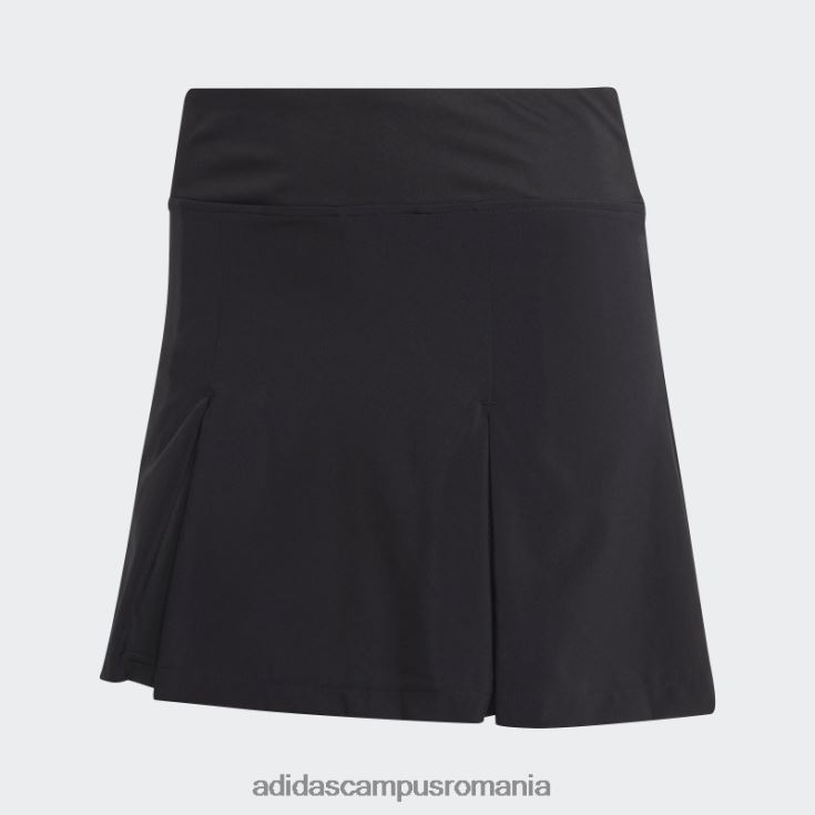 adidas campus romania fusta neagra cu pliuri de tenis club femei negru J266N217014