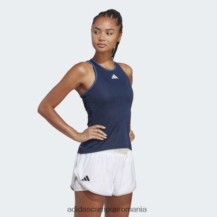 adidas campus romania maiou de tenis club navy femei marina J266N216672