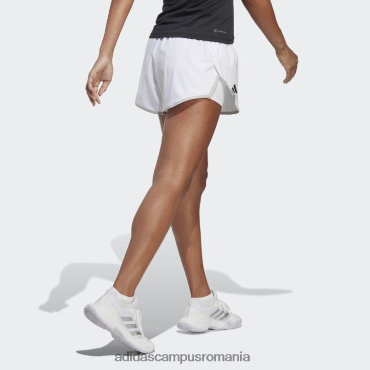 adidas campus romania pantaloni scurți de tenis club alb fashion femei alb J266N210049