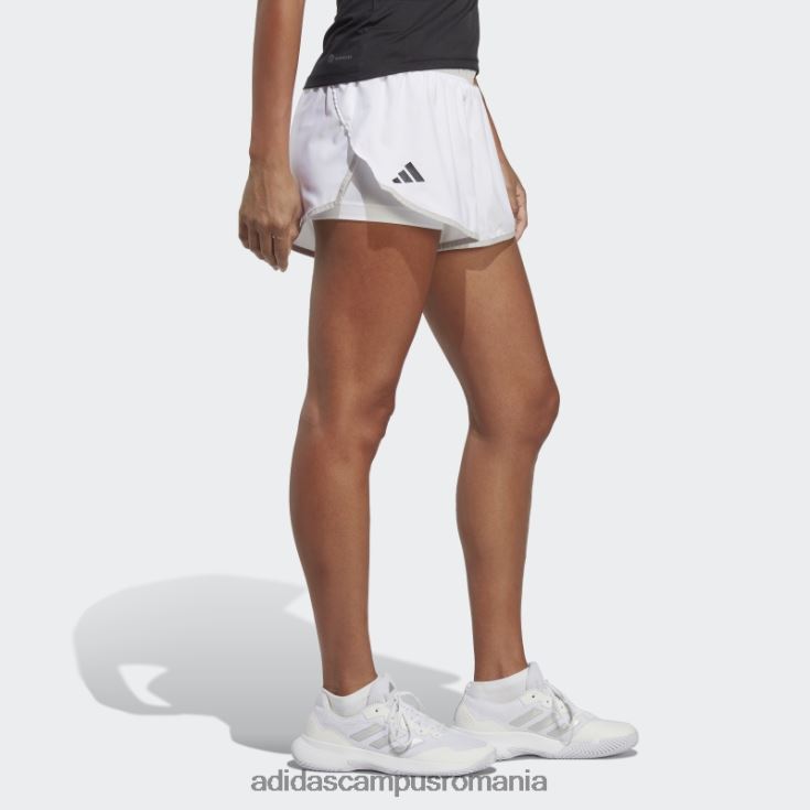 adidas campus romania pantaloni scurți de tenis club alb fashion femei alb J266N210049