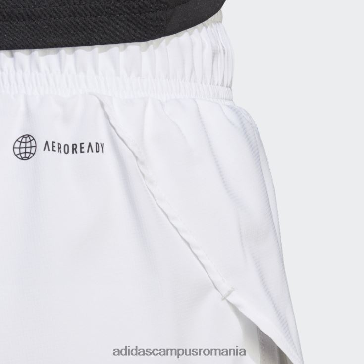 adidas campus romania pantaloni scurți de tenis club alb fashion femei alb J266N210049