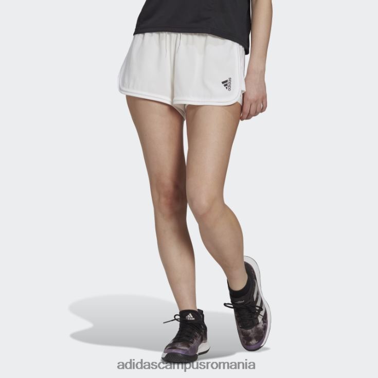 adidas campus romania pantaloni scurți de tenis de club alb femei alb J266N210240