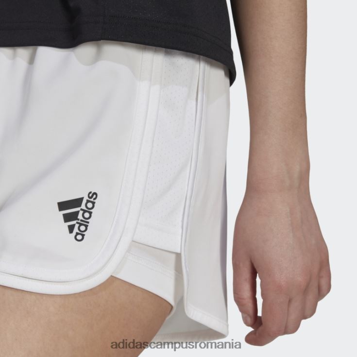 adidas campus romania pantaloni scurți de tenis de club alb femei alb J266N210240