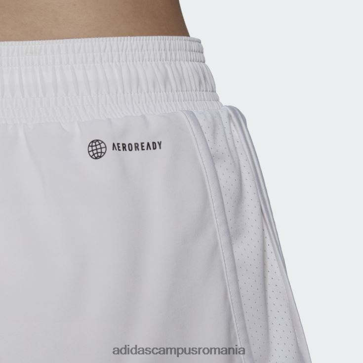 adidas campus romania pantaloni scurți de tenis de club alb femei alb J266N210240