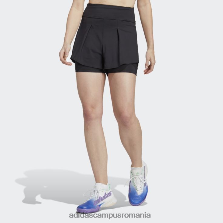 adidas campus romania pantaloni scurți negri de meci de tenis adidas femei negru J266N217331