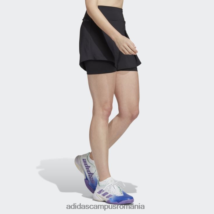 adidas campus romania pantaloni scurți negri de meci de tenis adidas femei negru J266N217331