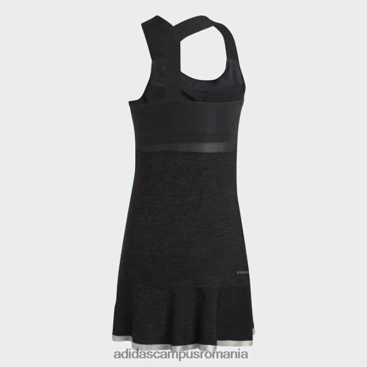 adidas campus romania rochie neagră glam pe tenis femei negru argintiu J266N217510