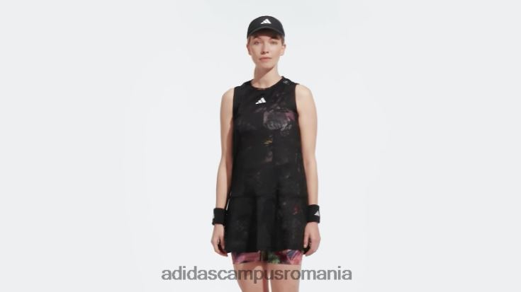 adidas campus romania rochie tenis melbourne neagra adidas femei negru/multicolor J266N217070