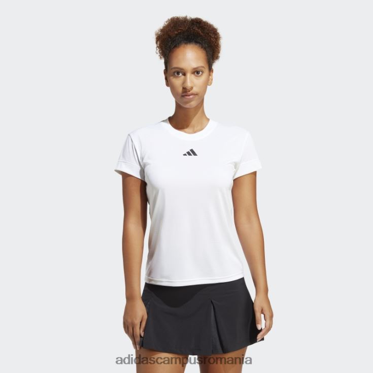 adidas campus romania tricou alb de tenis freelift femei alb J266N217068