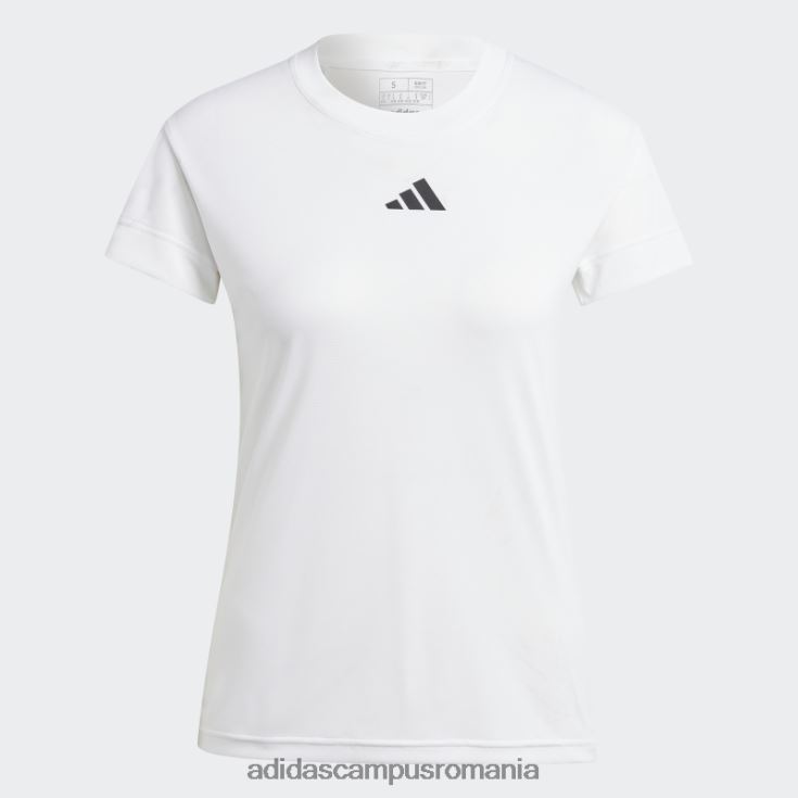 adidas campus romania tricou alb de tenis freelift femei alb J266N217068