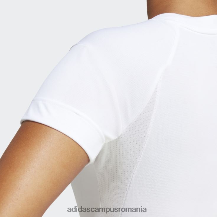 adidas campus romania tricou alb de tenis freelift femei alb J266N217068