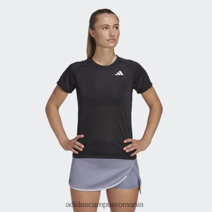 adidas campus romania tricou club de tenis negru adidas femei negru J266N217136