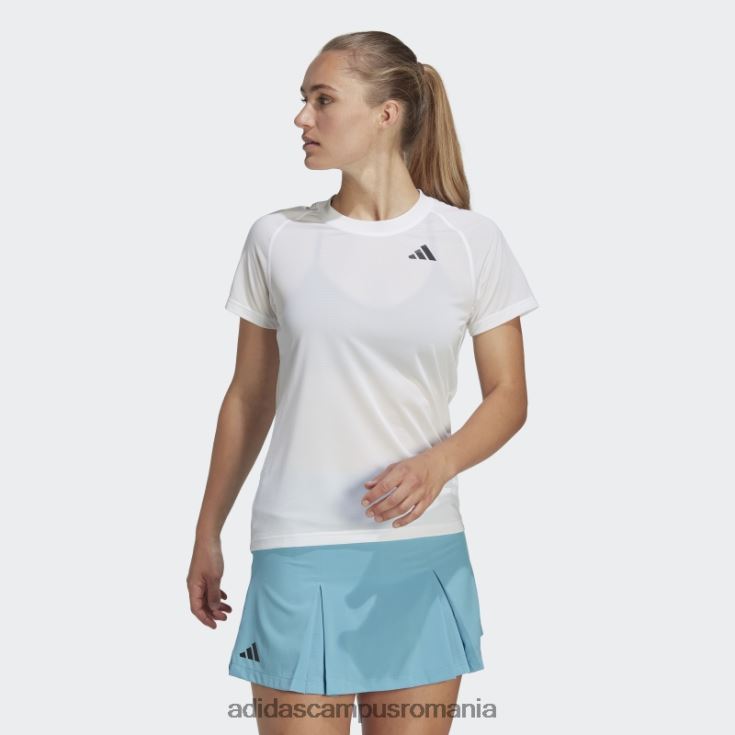 adidas campus romania tricou de tenis club alb fashion femei alb J266N217233