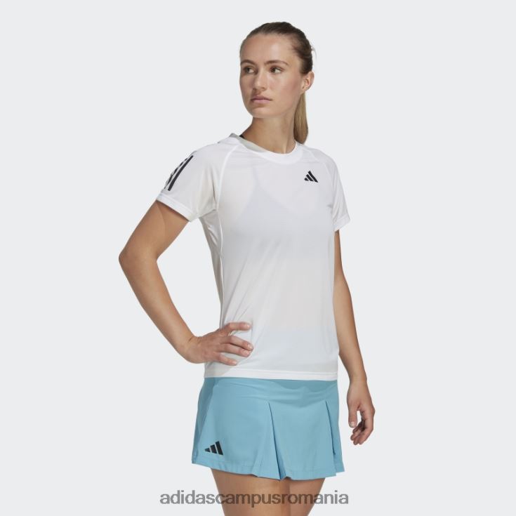 adidas campus romania tricou de tenis club alb fashion femei alb J266N217233
