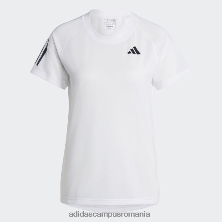 adidas campus romania tricou de tenis club alb fashion femei alb J266N217233