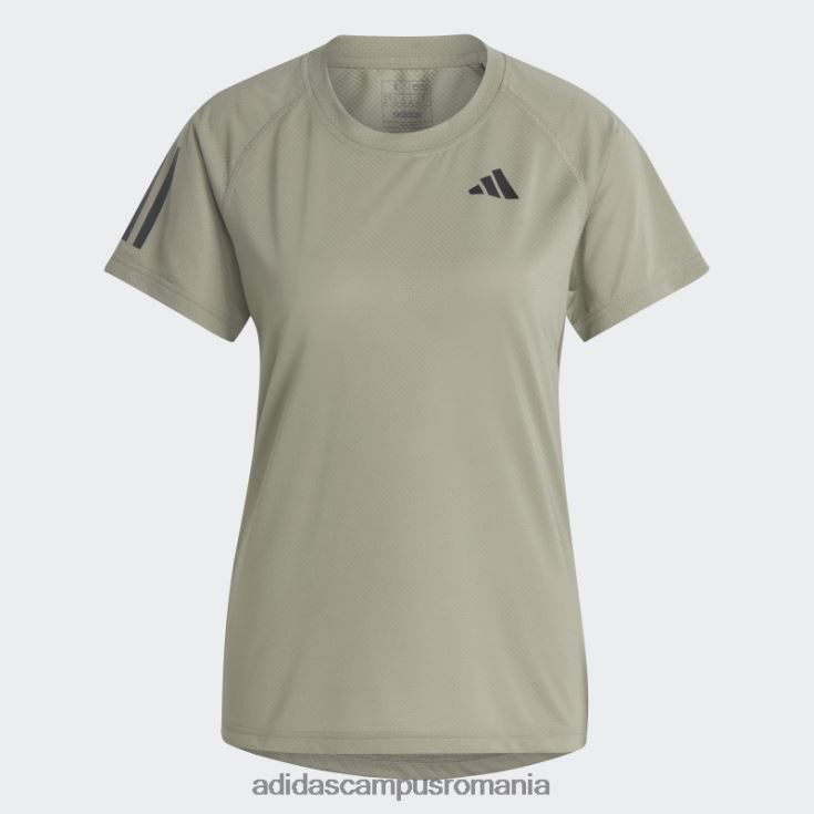 adidas campus romania tricou de tenis club argintiu pebble femei pietricica de argint J266N210045
