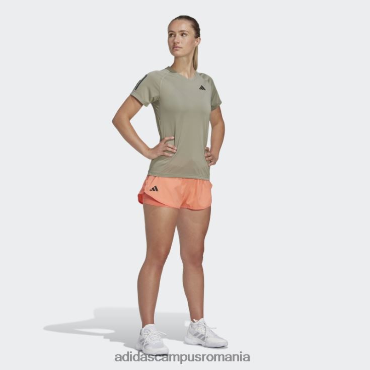 adidas campus romania tricou de tenis club argintiu pebble femei pietricica de argint J266N210045