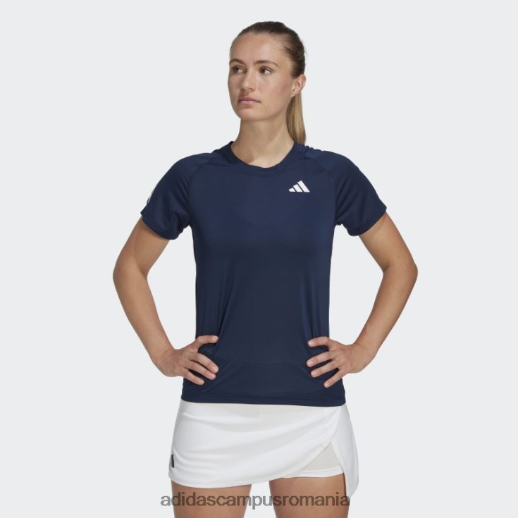 adidas campus romania tricou de tenis club navy femei marina J266N217272