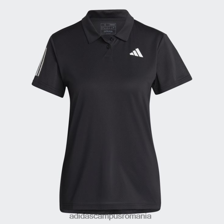 adidas campus romania tricou polo negru club de tenis femei negru J266N22405