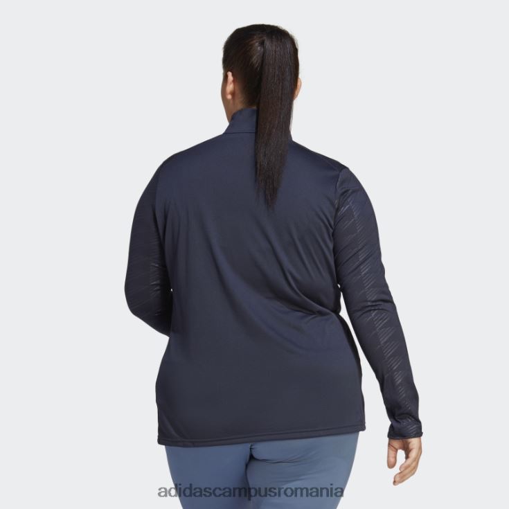 adidas campus romania Top cu mânecă lungă cu jumătate de fermoar multiplu ink Terrex (mărime plus) femei cerneală J266N217242