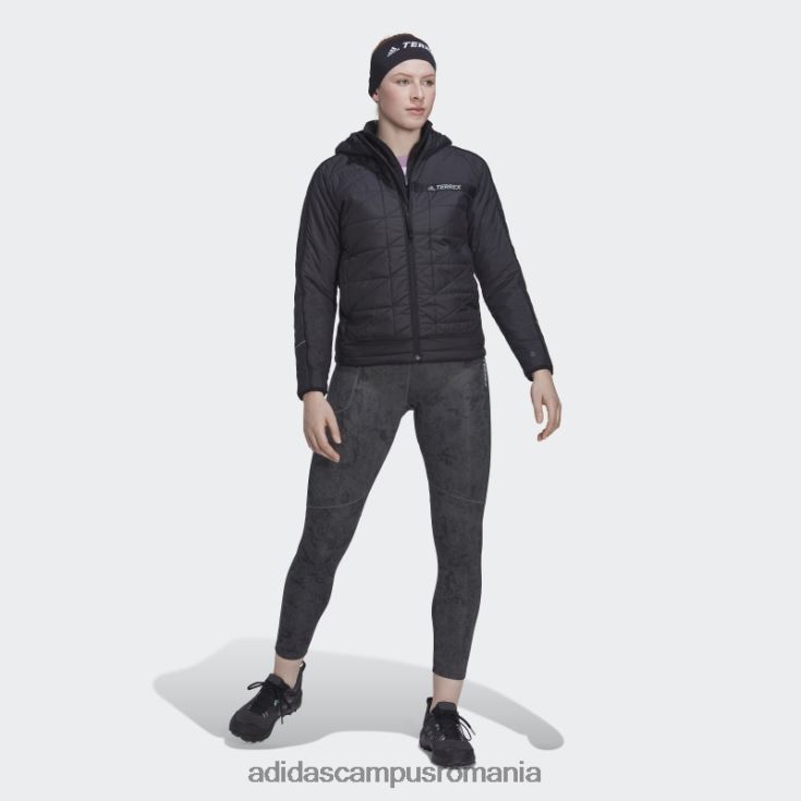 adidas campus romania geacă cu glugă izolată terrex neagră adidas femei negru J266N217334