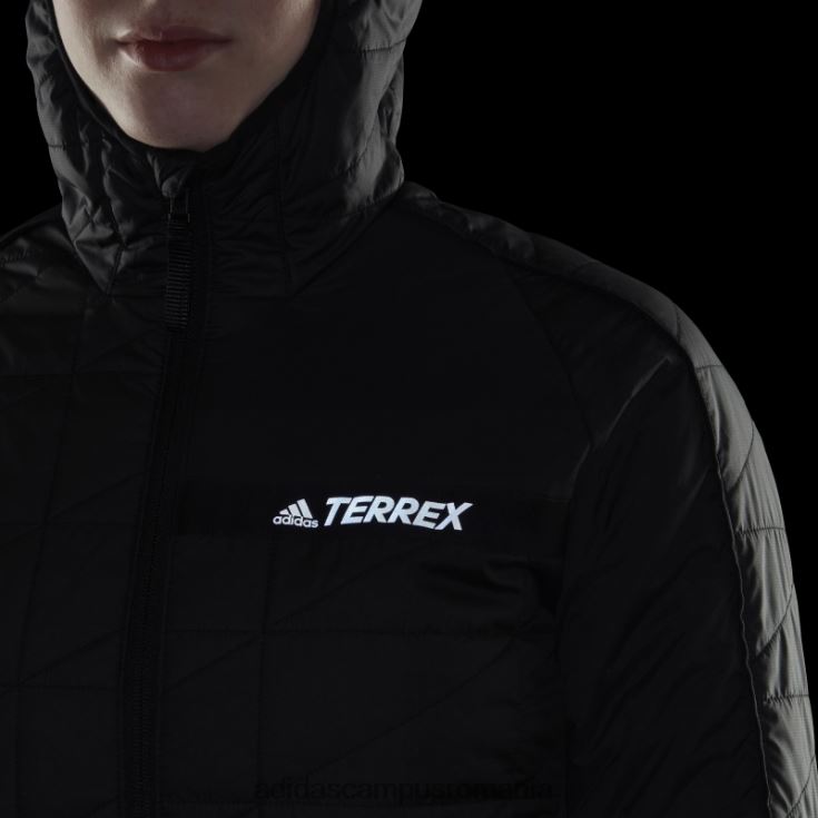 adidas campus romania geacă cu glugă izolată terrex neagră adidas femei negru J266N217334