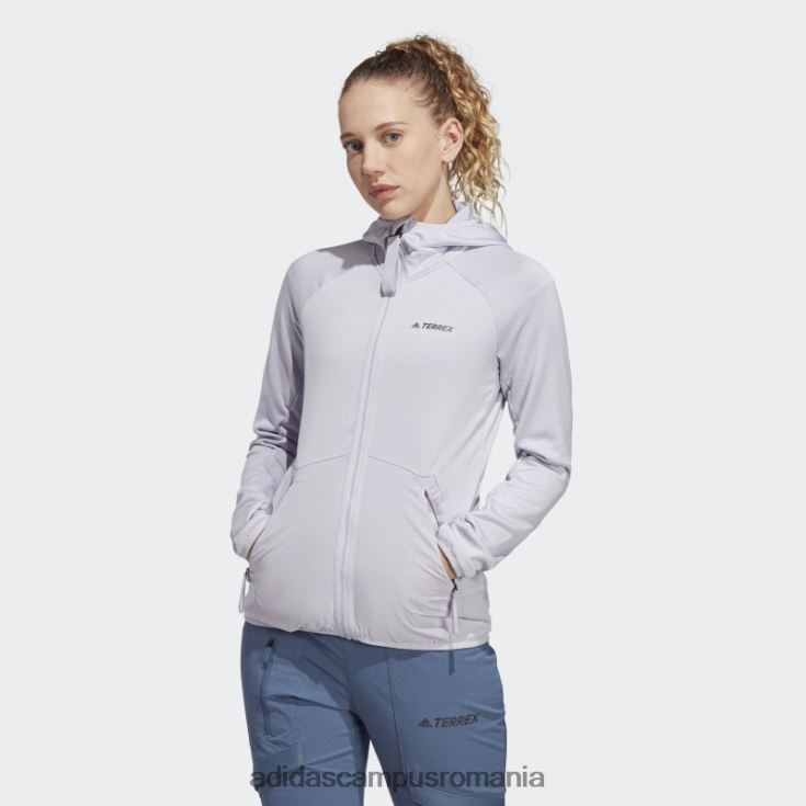 adidas campus romania geacă de drumeție cu glugă argintie terrex tech flooce light adidas femei zori argintii J266N216911