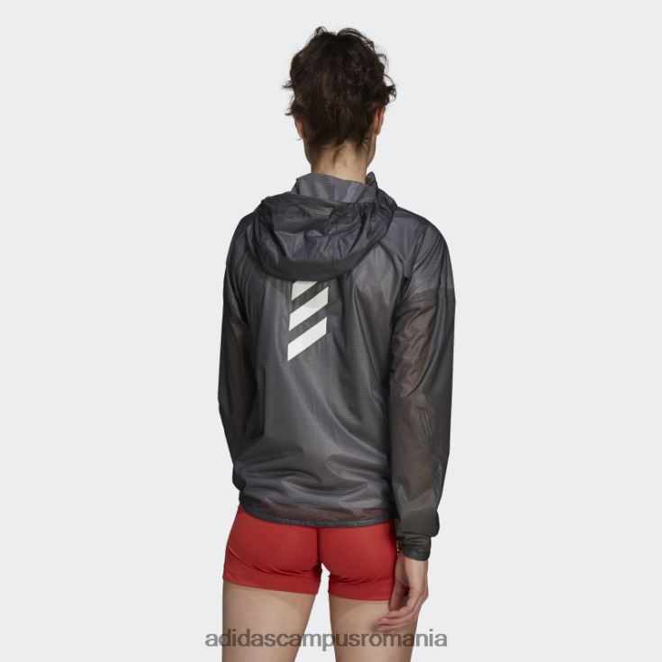 adidas campus romania geacă de ploaie neagră terrex agravic cu 2,5 straturi femei negru J266N216810