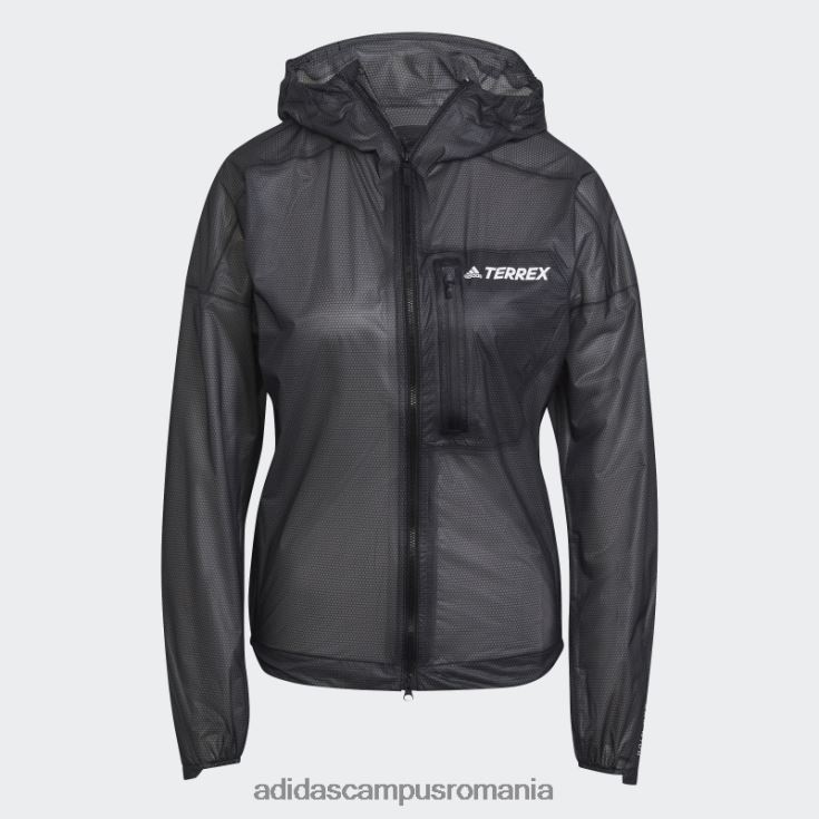adidas campus romania geacă de ploaie neagră terrex agravic cu 2,5 straturi femei negru J266N216810