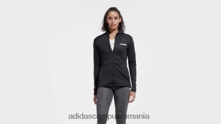 adidas campus romania geacă fleece terrex multi fermoar neagră femei negru J266N217228