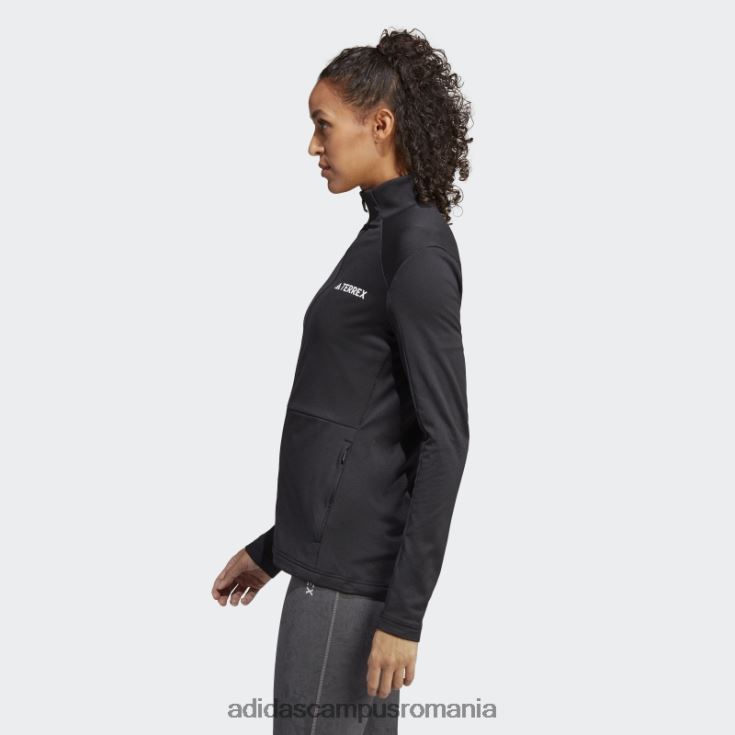 adidas campus romania geacă fleece terrex multi fermoar neagră femei negru J266N217228