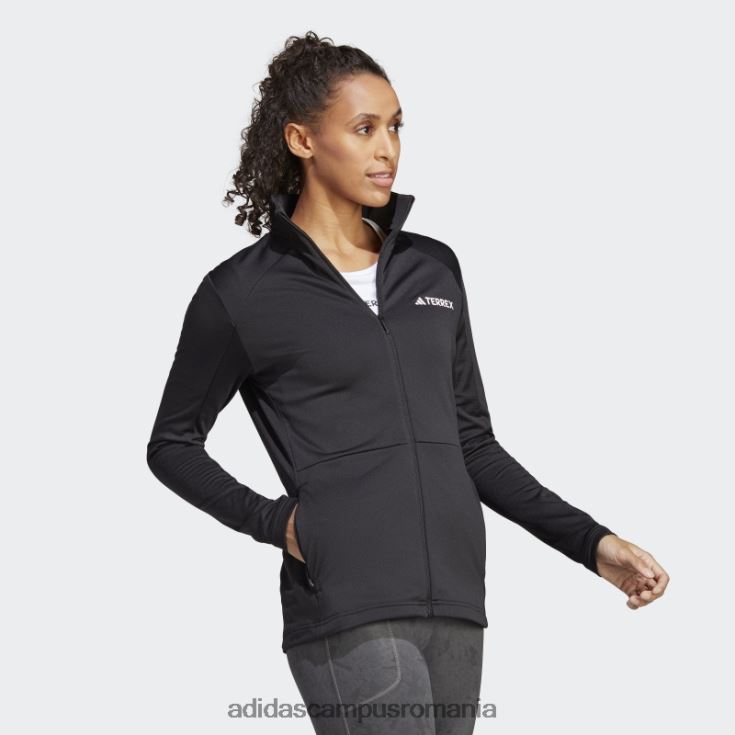 adidas campus romania geacă fleece terrex multi fermoar neagră femei negru J266N217228
