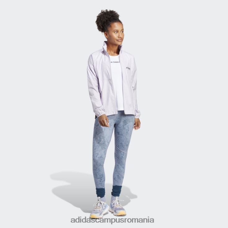 adidas campus romania geacă terrex multi wind silver Dawn femei zori argintii J266N210112