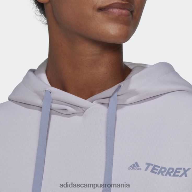 adidas campus romania hanorac cu glugă cu logo terrex, argintiu, adidas femei zori argintii J266N217286