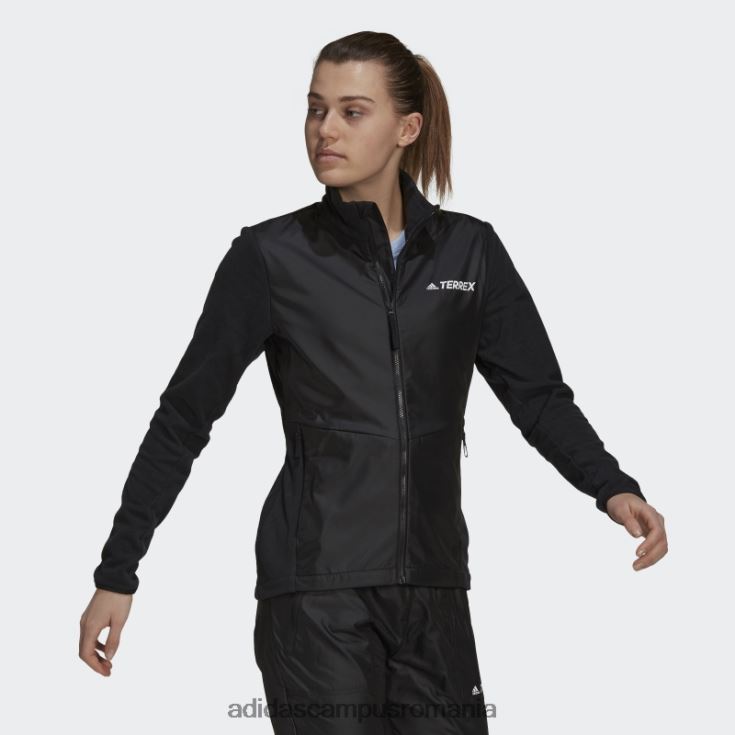 adidas campus romania jachetă multi primegreen windfleece neagră femei negru J266N217371