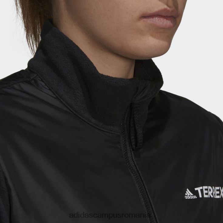 adidas campus romania jachetă multi primegreen windfleece neagră femei negru J266N217371