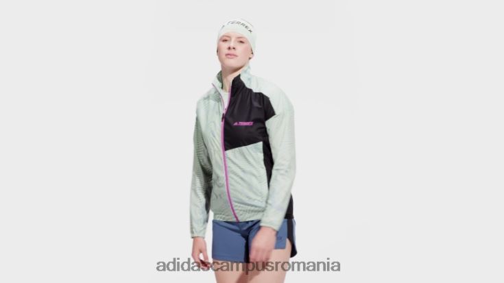 adidas campus romania jacket terrex trail running imprimat verde femei verde/gri J266N217173