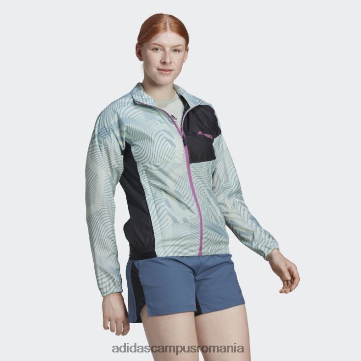 adidas campus romania jacket terrex trail running imprimat verde femei verde/gri J266N217173