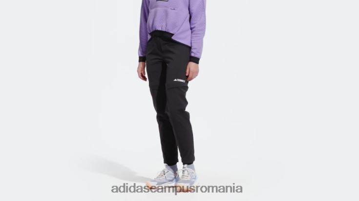 adidas campus romania negru terrex utilitas drumeții pantaloni de trening cu fermoar fierbinte femei negru J266N216695