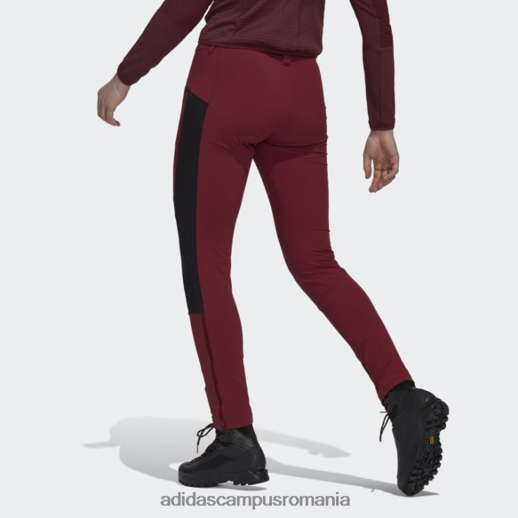 adidas campus romania pantaloni de alpinism techrock roșii femei roșu J266N217281