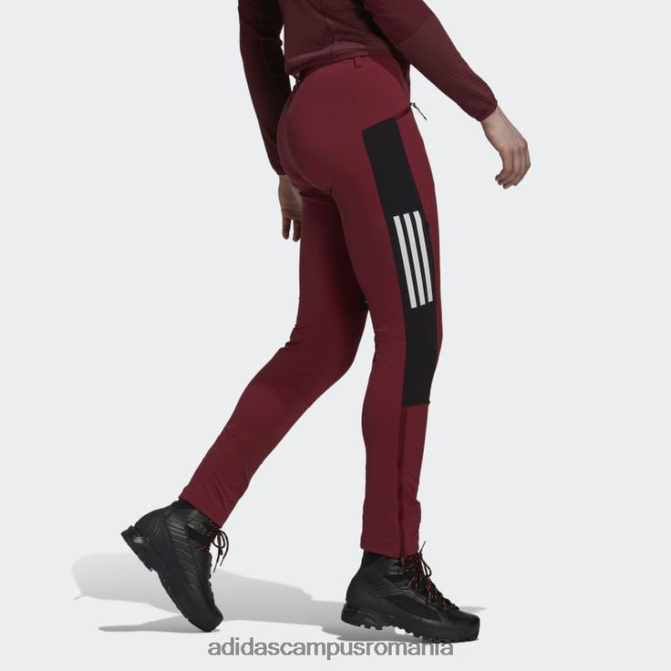 adidas campus romania pantaloni de alpinism techrock roșii femei roșu J266N217281